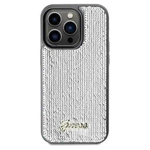 Husa Guess compatibil cu iPhone 14 Pro Max, Argintiu