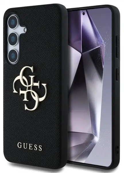 Husă Guess - Grained, Galaxy S25, negru