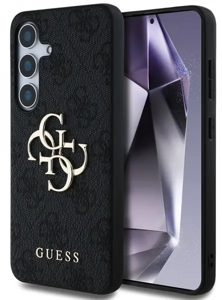 Husă Guess - Metal Logo, Galaxy S25 Plus, negru