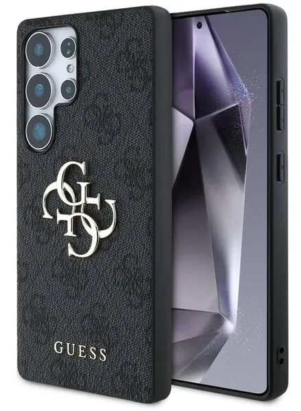 Husă Guess - Metal Logo, Galaxy S25 Ultra, negru