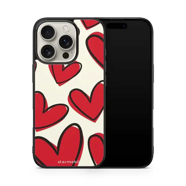 Husa Happy Hearts Apple iPhone Impact Ultra - iPhone 15 Plus