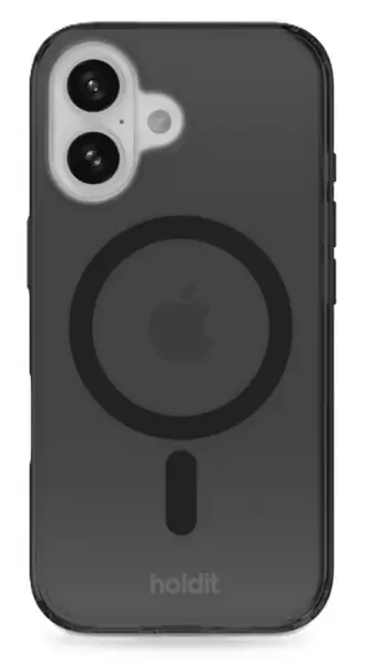 Husă Holdit - iPhone 16, MagSafe, negru