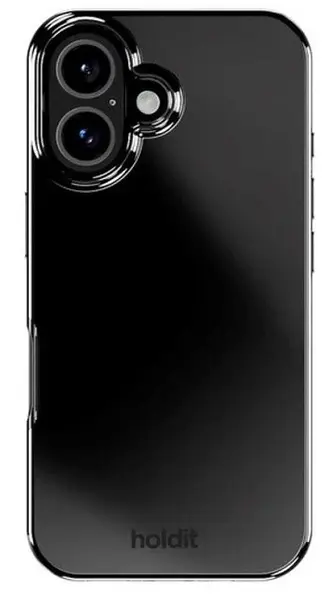 Husa Holdit - Mirror, iPhone 16, MagSafe, negru