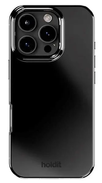 Husa Holdit - Mirror, iPhone 16 Pro, MagSafe, negru