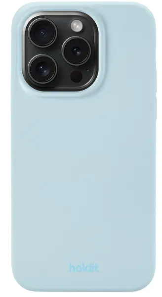 Husă Holdit - Silicone, iPhone 14 Pro, Mineral Blue