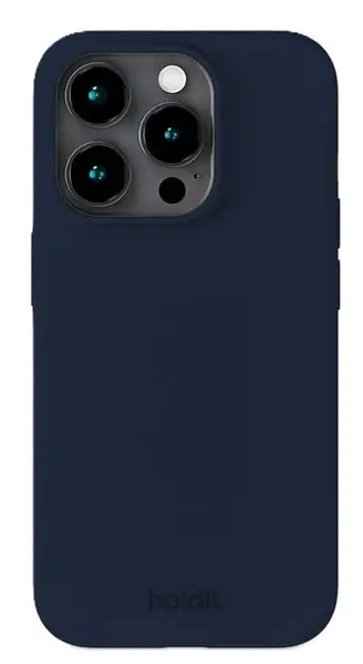Husă Holdit - Silicone, iPhone 16 Pro, Midnight Blue