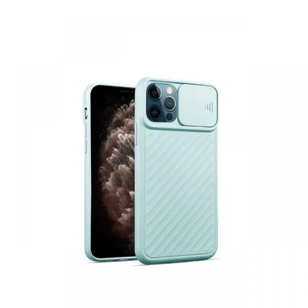 Husa iPhone 12 Pro Max Just Must Camo Sky Blue