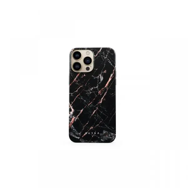 Husa iPhone 13 Pro Burga Dual Layer Rose Gold Marble