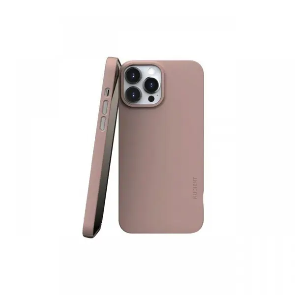 Husa iPhone 13 Pro Max Nudient Thin, MagSafe, Roz