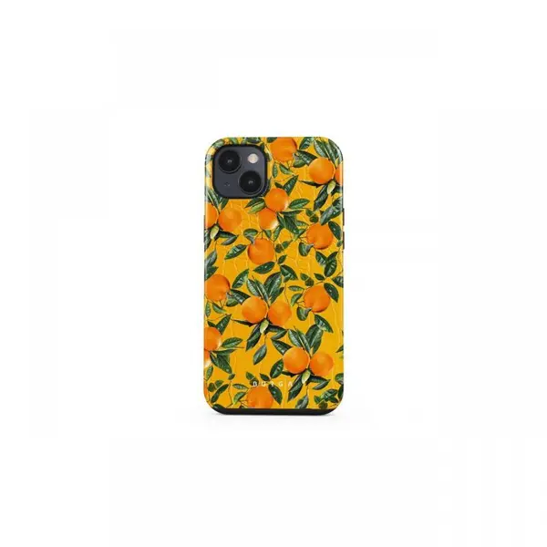 Husa iPhone 14 Plus Burga Dual Layer Orange Lemonade