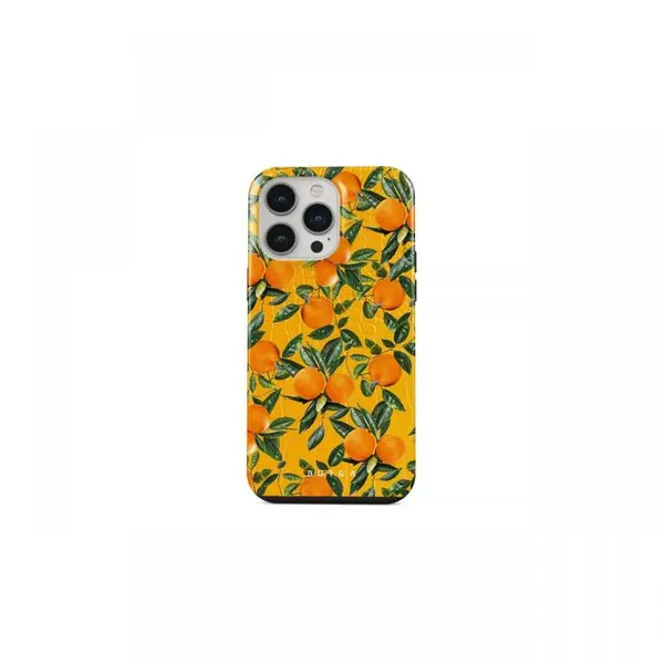 Husa iPhone 14 Pro Burga Dual Layer Orange Lemonade