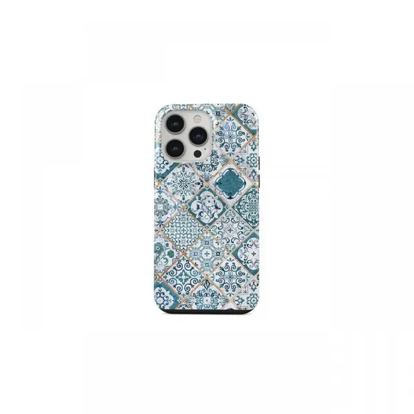 Husa iPhone 14 Pro Max Burga Dual Layer Tropical Oasis