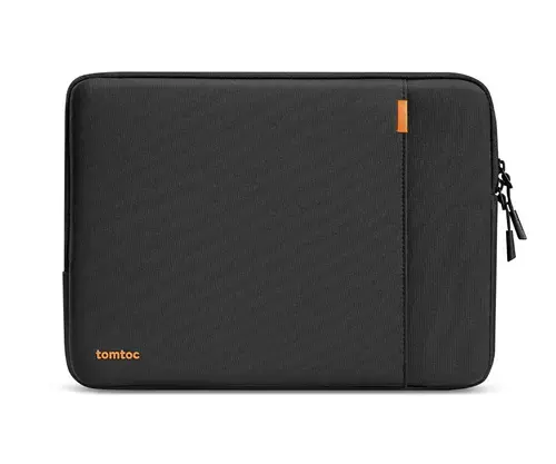Husa laptop Tomtoc Defender-A13, pentru MacBook Pro 14inch, Fermoare YKK (Negru)