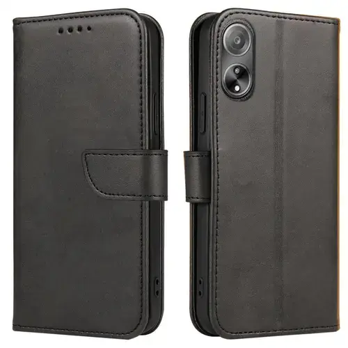 Husa Lemontti Book Magnetic Wallet compatibila cu Oppo A98 (Negru)