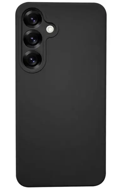 Husa Lemontti Silicon Soft Slim Samsung Galaxy S25, Negru