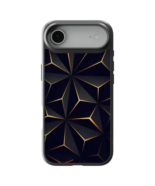 Husa Low Poly Gold Apple iPhone Impact Ultra - iPhone Air