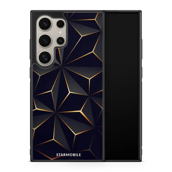 Husa Low Poly Gold Samsung Impact Ultra - Samsung A34