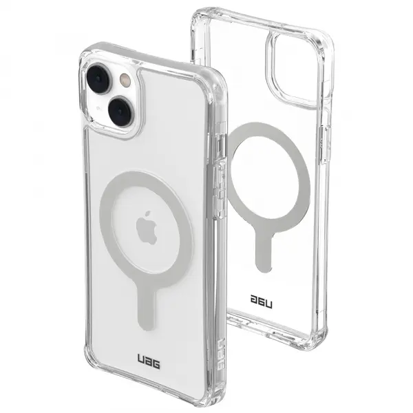 Husa MagSafe pentru Apple iPhone 14 Plus, Urban Armor Gear, Plyo, Transparenta