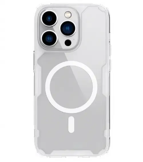 Husa MagSafe pentru Apple iPhone 16, Nillkin, Nature Pro, Transparenta