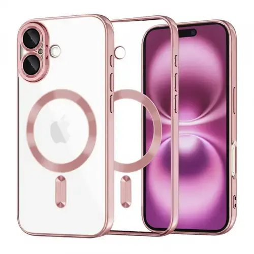 Husa MagSafe pentru Apple iPhone 16 Plus, Techsuit, Luxury Crystal