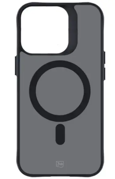 Husa MagSafe pentru Apple iPhone 16 Pro, 3MK, Smoke MagCase, Neagra