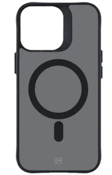 Husa MagSafe pentru Apple iPhone 16 Pro Max, 3MK, Smoke MagCase, Neagra