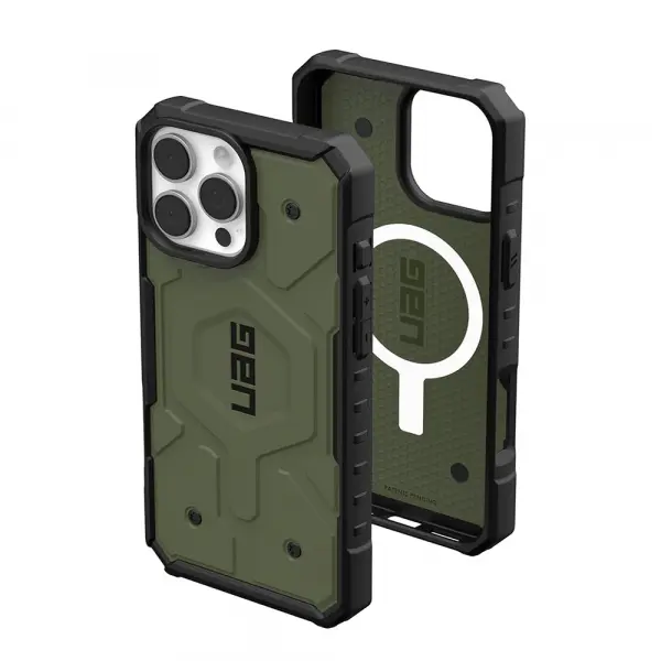 Husa MagSafe pentru Apple iPhone 16 Pro Max, Urban Armor Gear, Pathfinder, Verde