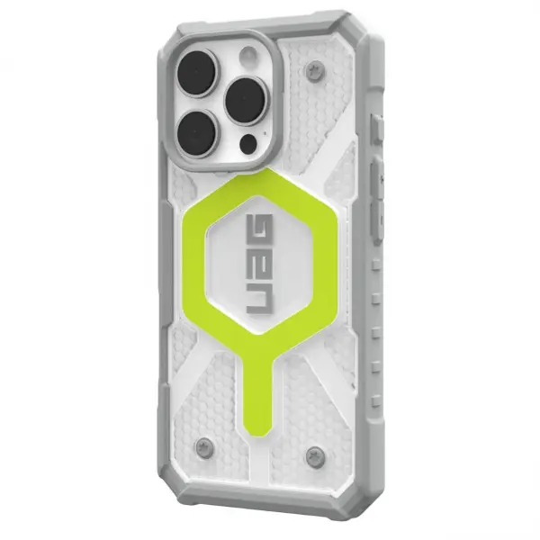 Husa MagSafe pentru Apple iPhone 16 Pro, Urban Armor Gear, Pathfinder Clear, Verde