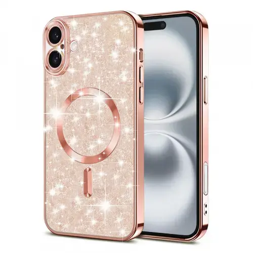 Husa MagSafe pentru Apple iPhone 16, Techsuit, Luxury Glitter