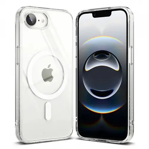 Husa MagSafe pentru Apple iPhone 16e, Ringke, Fusion, Transparenta