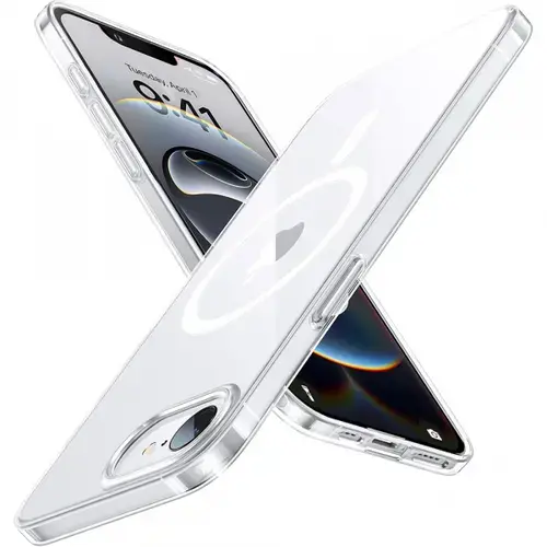 Husa MagSafe pentru Apple iPhone 16e, Torras, OriginFit, Transparenta