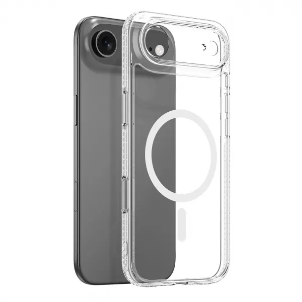 Husa MagSafe pentru Apple iPhone 17 Air, DUX DUCIS, Clin, Transparenta