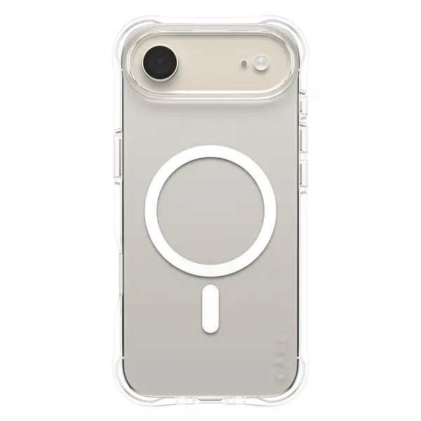 Husa MagSafe pentru Apple iPhone 17 Air, PanzerGlass, Care Fashionable, Transparenta Alba