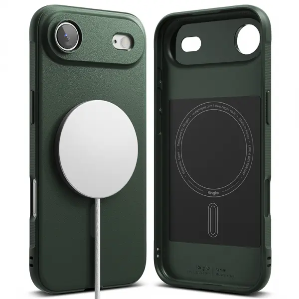 Husa MagSafe pentru Apple iPhone 17 Air, Ringke, Onyx, Verde Inchis