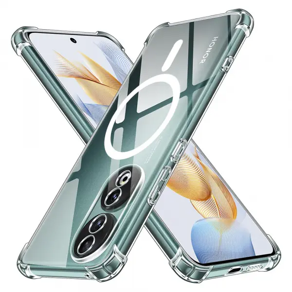 Husa MagSafe pentru Apple iPhone 17 Air, Techsuit, Shockproof, Transparenta