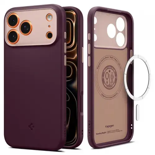 Husa MagSafe pentru Apple iPhone 17 Pro Max, Spigen, Caseology Nano Pop, Visinie