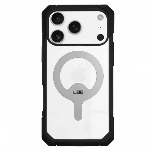 Husa MagSafe pentru Apple iPhone 17 Pro Max, Urban Armor Gear, Trooper (Transparent/Gri)