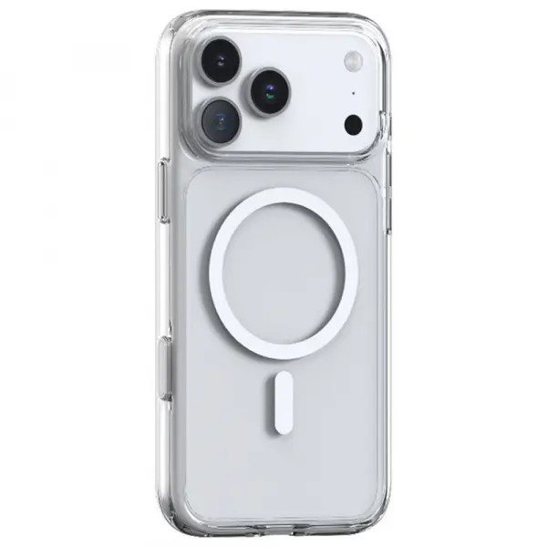 Husa MagSafe pentru Apple iPhone 17 Pro, Torras, Guardian, Transparenta