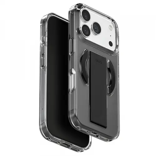 Husa MagSafe pentru Apple iPhone 17 Pro, UNIQ, Heldro Air MagClick, Neagra