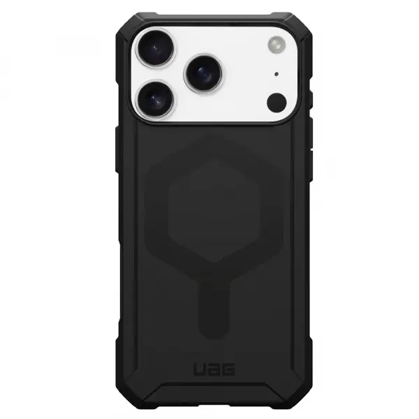 Husa MagSafe pentru Apple iPhone 17 Pro, Urban Armor Gear, Essential Armor, Neagra
