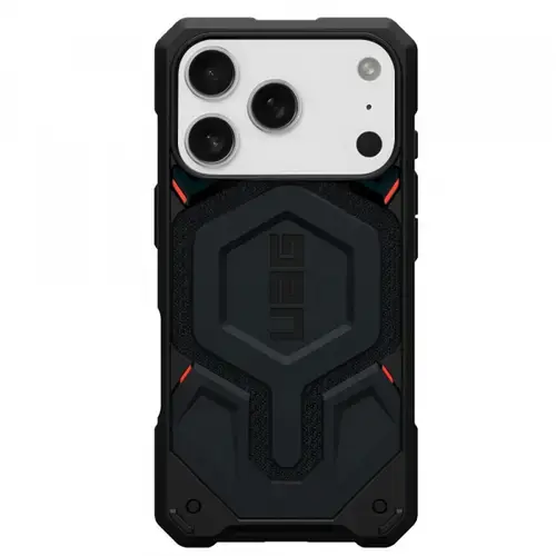 Husa MagSafe pentru Apple iPhone 17 Pro, Urban Armor Gear, Monarch Pro Kevlar (Negru)