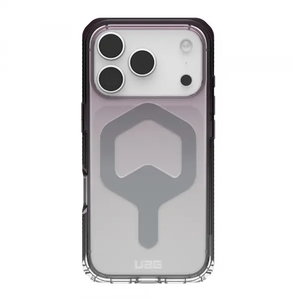 Husa MagSafe pentru Apple iPhone 17 Pro, Urban Armor Gear, Plyo, Neagra Transparenta