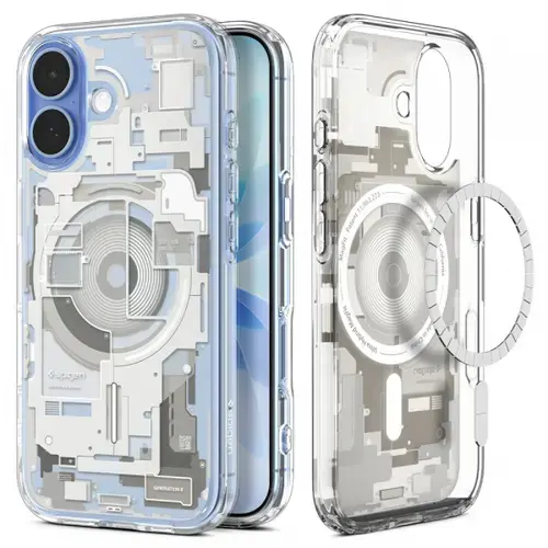 Husa MagSafe pentru Apple iPhone 17, Spigen, Ultra Hybrid Zero One, Bej