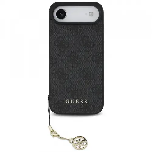 Husa MagSafe pentru Apple iPhone Air, Guess, 4G Charm Cradle, Neagra