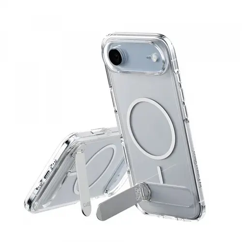 Husa MagSafe pentru Apple iPhone Air, PanzerGlass, Care Feature Kickstand, Transparenta