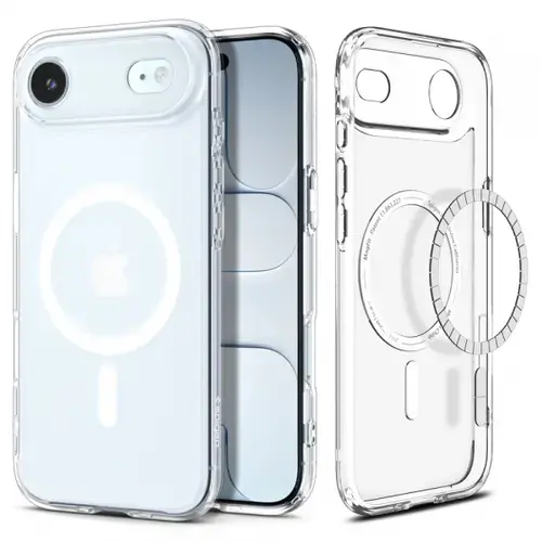 Husa MagSafe pentru Apple iPhone Air, Spigen, Ultra Hybrid, Alba Satinata