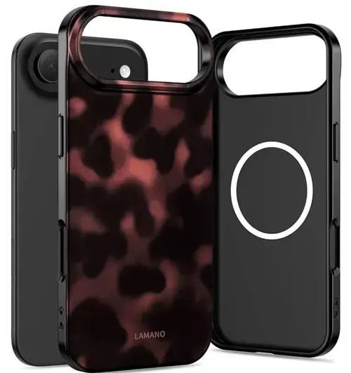 Husa MagSafe pentru Apple iPhone Air, Tech-Protect, Lamano Panther, Neagra
