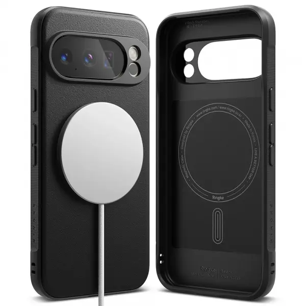 Husa MagSafe pentru Google Pixel 10 Pro, Ringke, Onyx, Neagra