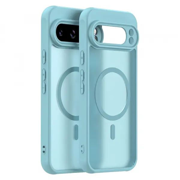 Husa MagSafe pentru Google Pixel 10 Pro, Techsuit, HaloFrost II, Verde Deschis