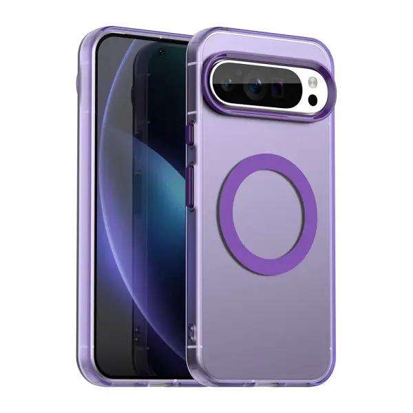 Husa MagSafe pentru Google Pixel 10 Pro XL, Techsuit, CandyCase, Mov